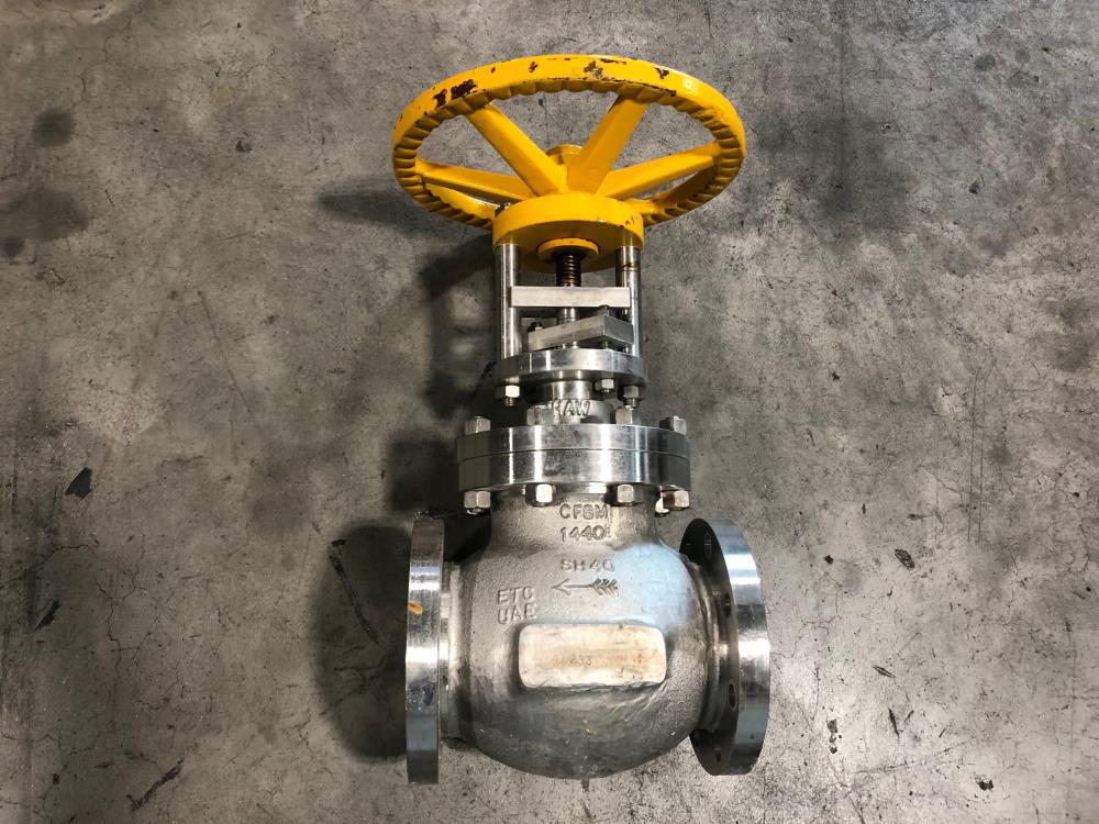 Shaw 4" 300# CF8M Globe Valve M5640